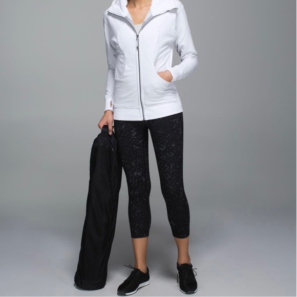 lululemon athletica Pants - LULULEMON Rare Star Crushed Coal Black Wunder Under Crop II (Roll Down) Leggings